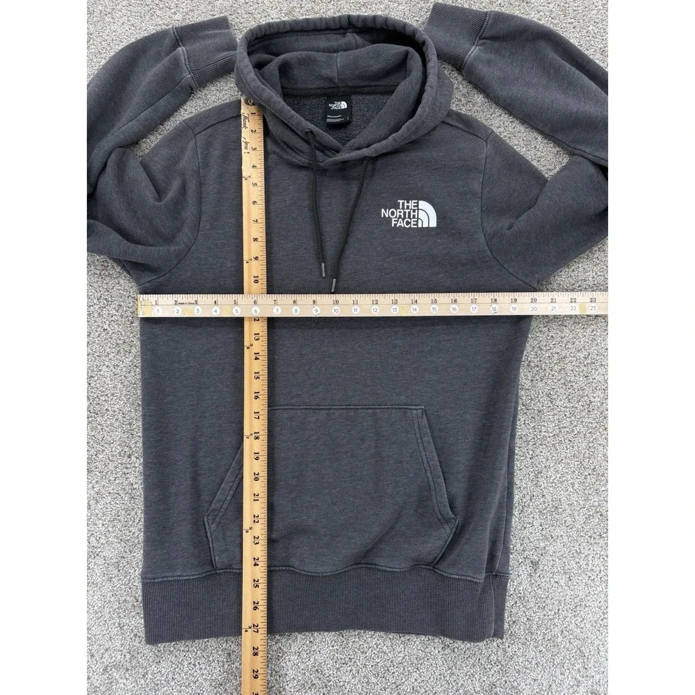 The North Face Evolution Box Camo Hoodie Men's Small Gray Pullover Sweatshirt‎